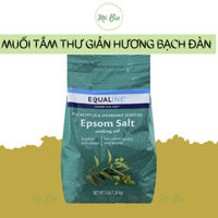 Muối tắm thư giãn hương hoa bạch đàn và bạc hà (Epsom salt) 1.36kg - Equaline