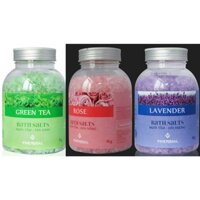 Muối tắm trà xanh hoa hồng, Oải Hương (Lẻ 1 Chai)