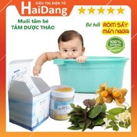 Muối Tắm Trẻ Sơ Sinh, Trẻ Nhỏ, Muối Tắm Sinh Dược 100% Tự Nhiên An Toàn Cho Trẻ, Trị Mẩn Ngứa, Rôm Sẩy Trong Mùa Hè Bức