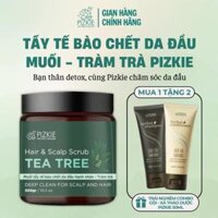 Muối Tẩy Tế Bào Chết Da Đầu Scalp Scrub Pizkie 300g Giảm Rụng Tóc Kiềm Dầu Sạch Gàu Giúp Da Đầu Khỏe