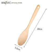 Muôi Thìa Vá ONGTRE Bằng Gỗ Nhãn cao cấp an toàn vệ sinh tuyệt đối - H03 30x5.5CM