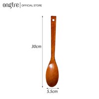 Muôi Thìa Vá ONGTRE Bằng Gỗ Nhãn cao cấp an toàn vệ sinh tuyệt đối - H01 30x5.5CM