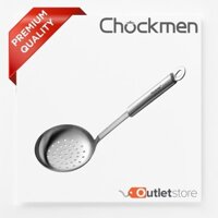 Muôi Thủng CHOCKMEN Inox 18/10 Dày Dặn Muôi Vớt Đồ Ăn Muỗng Lỗ Ăn Lẩu Trụng Đồ Nhà Bếp