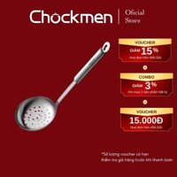 Muôi Thủng CHOCKMEN Inox Cao Cấp Muôi Vớt Đồ Ăn Muỗng Lỗ Ăn Lẩu Trụng Đồ Ăn