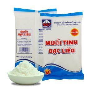 Muối tinh Bạc Liêu gói 500g