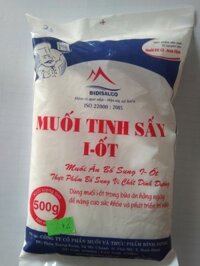 Muối Tinh sấy I-Ốt gói 500g - Thùng 50 gói