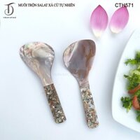 Muôi Vá  HAHANCO [CTH571] Trộn Salat Xới Cơm - Dụng Cụ Bàn Ăn Sang Trọng Độc Đáo