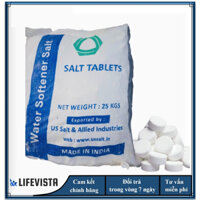 MUỐI VIÊN TINH KHIẾT, MUỐI HOÀN NGUYÊN, INDIA, 1 BAO = 25KG