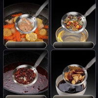 Muôi Vớt Bọt CHOCKMEN *Z Inox 18/10 Cực Dày Dặn Dễ Vệ Sinh Muỗng Vớt Váng Mỡ Dụng Cụ Lọc Cặn Nhà Bếp