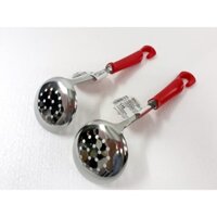 Muôi vớt inox KAI cỡ nhỏ (cán đỏ) hàng nhập khẩu từ Nhật