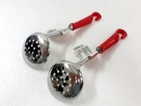 Muôi vớt inox KAI cỡ nhỏ (cán đỏ)