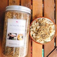 Muối vừng điều - làm trên Chảo gang bếp củi