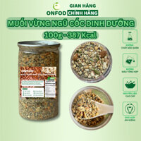 Muối vừng ngũ cốc dinh dưỡng hữu cơ onfod ăn kiêng giảm cân thực dưỡng cho người tiểu đường, gym, yoga, bà bầu 500g 250g