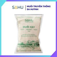 Muối xay Sahu - muối biển thô tự nhiên xay mịn Sa Huỳnh vị mặn dịu, hậu vị ngọt dùng để nấu ăn/750gr