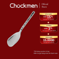 Muôi Xới Cơm CHOCKMEN Inox Cao Cấp Thìa Múc Cơm Muỗng Cơm Muôi Cơm Set Sần Tròn