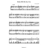 Muộn Rồi Mà Sao Còn - Sơn Tùng M-TP - Piano Sheet