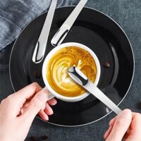 Muỗng cà phê inox 410 thích hợp cho quán cà phê gia dụng Muỗng kem sáng tạo Muỗng Kem Muỗng thuốc nhỏ Y8Q0