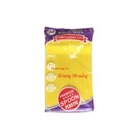 Muỗng cán dài 20cm màu vàng - dùng 1 lần, 50c/bịch