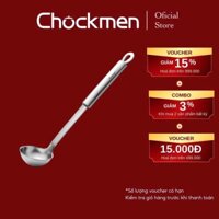 Muỗng Canh CHOCKMEN Inox Cao Cấp Dày Dặn Size Đại Muôi Múc Canh Muôi Ăn Lẩu Muỗng Múc Chè Muôi Múc Nước Dùng
