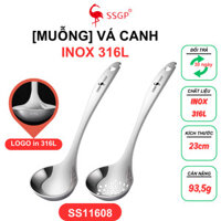 Muỗng canh Family Inox 316L cao cấp SSGP của Đức - SS11608 Muôi canh Thìa canh, Vá canh, muỗng lẩu thìa lẩu