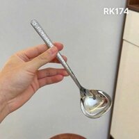 Muỗng canh inox vân tweed siêu đẹp