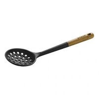 Muỗng đục lỗ silicon Staub màu đen 31cm