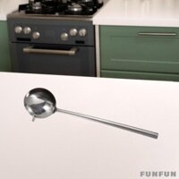 Muỗng đựng súp bằng thép không gỉ Muỗng nấu ăn và phục vụ hiệu suất cao