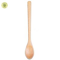 Muỗng Gỗ Beech Búp Sen Lớn Dài 20 Cm - Đồ Gỗ Nhà Bếp Thương Hiệu Trường Sơn  - 1 cái