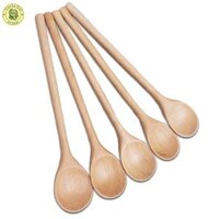 Muỗng Gỗ Cao Cấp - Muỗng Beech Tròn Nhỏ - Đồ Dùng Gỗ Nhà Bếp Chất Lượng Cao - 5 cái