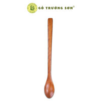 Muỗng Gỗ Xà Cừ Búp Sen Lớn Dài 20 cm - Đồ Gỗ Nhà Bếp Thương Hiệu Trường Sơn (05 Cái/ Hộp)