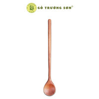 Muỗng Gỗ Xà Cừ Tròn Lớn Dùng Khuấy Đồ Uống Dài 20 cm - Đồ Gỗ Nhà Bếp Thương Hiệu Trường Sơn