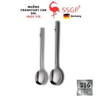 Muỗng inox cán dài 316 Frankfurt của SSGP – Thìa inox 304, muỗng ăn cơm inox