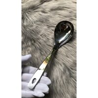 Muỗng múc canh, soup inox 304 Đức dài 25cm, sâu lòng, dày, bền đẹp tinh tế