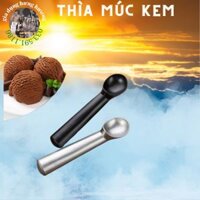 Muỗng múc kem sữa chua trân châu gang đúc - Bạc - Silver