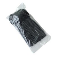 Muỗng Nhựa Hàng Không Trắng/ Đen 20cm (50cái/Bịch)