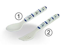 Muỗng Nhựa Melamine Nĩa Dài Nhỏ – Bear