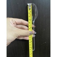 Muỗng nhựa mica cứng cao cấp 16cm, bán thùng