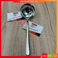 Muỗng (thìa) canh 24cm bằng inox dày 304 (18/10) cao cấp, kiểu dáng tròn trơn, thiết kế sang trọng