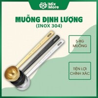 Muỗng, thìa inox cafe 304 đầu tròn, pha cà phê, trà cao cấp, sang trọng Mixmore