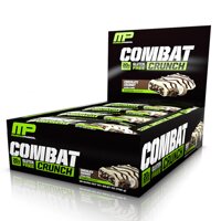 MusclePharm Combat Crunch Protein Bar, Multi-Layered Baked Bar, Gluten-Free Bars, 20 g Protein, Low-Sugar, Low-Carb, Gluten-Free, Chocolate Coconut...