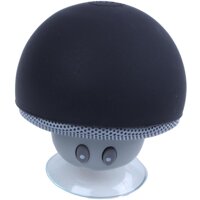 Mushroom Bluetooth Speaker Hands Free Kit Audio Music Streaming Receiver Receiver Adapter Stereo System Wireless Sucker - black