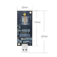 【Must-have】 M2 Usb Adapter M.2 Ngff Dw5811e Dw5821e Dw5816e Em7455 L860-Gl Usb 3.0 Expansion For 3g / 4g / 5g Lte Module