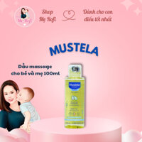 Mustela Dầu Massage Cho Trẻ Sơ Sinh & Em Bé và mẹ bầu Mustela baby oil 100ml - Mẹ Rofi