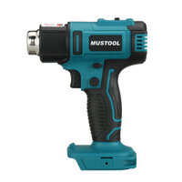 MUSTOOL 2500W 18V 650℃ 550L/min Hot Air Gun with Stepless Speed Switch Used for Soldering, Welding Pvc, Shaping, Drying,