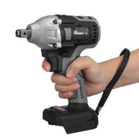 MUSTOOL 800N.M Cordless Electric Brushless Wrench 1/2'' Driver W/ LED Light & None/1/2pcs Battery Also For Makit 18V Bat