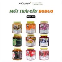 Mứt Boduo 1kg (Hoa hồng/ Thơm/ Vải/ Đào Nhài/ Nhài/ Bưởi) - Giá Siêu tốt