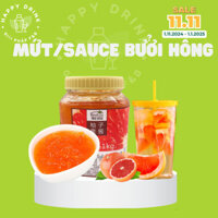 Mứt bưởi hồng Boduo/ Sauce bưởi hộp 1kg pha trà bưởi hồng, tặng bộ công thức 4 món hot