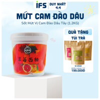 Mứt Cam Đào Dâu - Sốt Mứt Vị Cam Đào Dâu Tây (1.2Kg)
