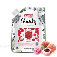 Mứt Chunky Vải & Hoa Hồng gói 1kg
