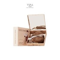 Mút cushion + phấn phủ Gecomo Ice American Pastel Powder Puff Double Star Set Box